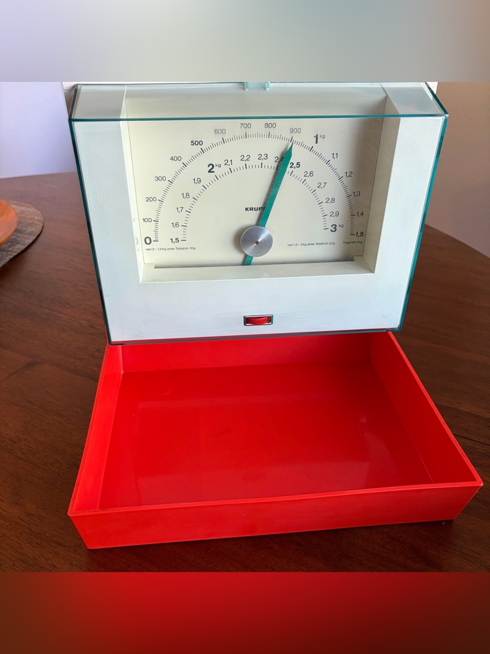 Krups Gorenje Vintage kitchen scale, wall-mounted, Vintage 70's RARE